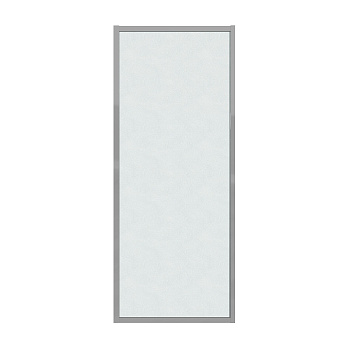 Душевая перегородка Grossman Style 200.K33.05.90.10.02 90х195 стекло текстурное профиль хром глянцевый